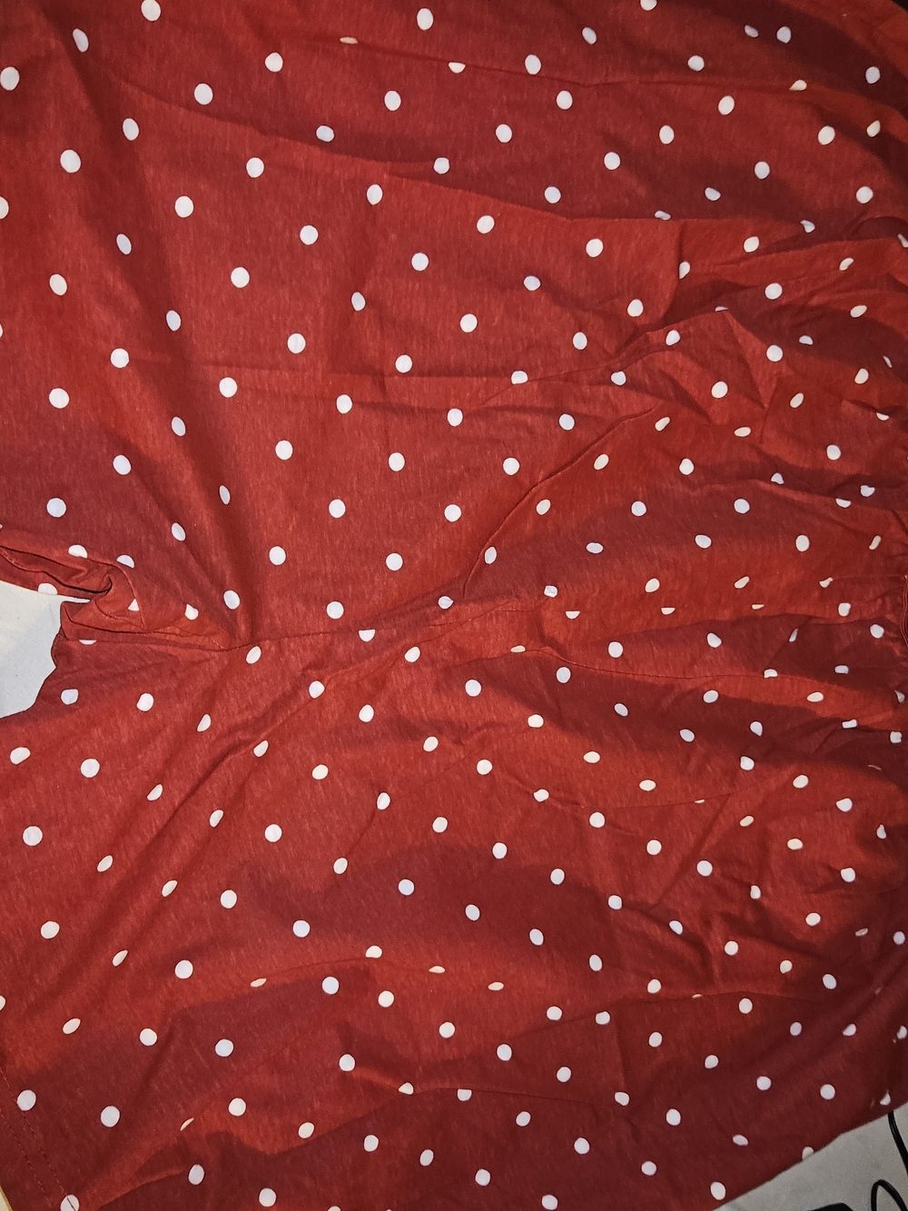 Red Polka Dot Sleep Shorts - Classic White Spots